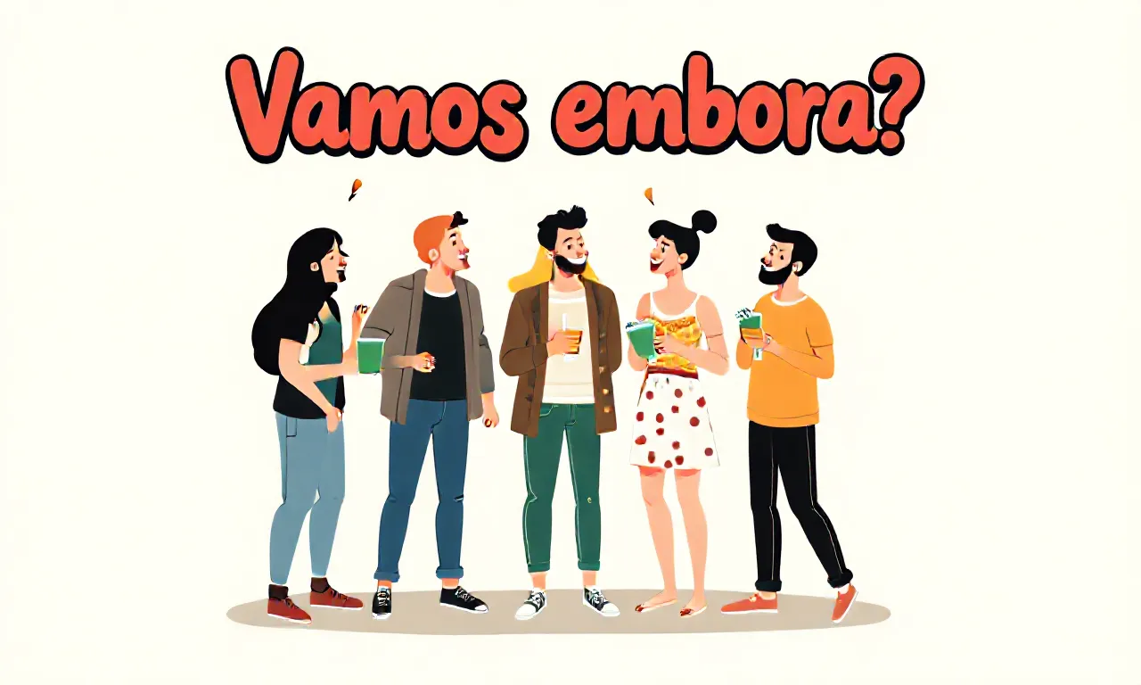 Como dizer "Vamos embora?" em inglês em situações informais.