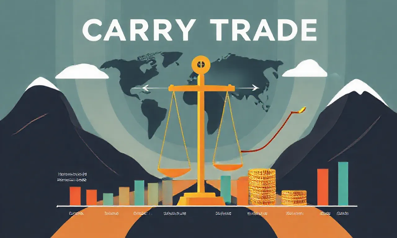 O que é carry trade e como ele explora diferenças de juros entre países?