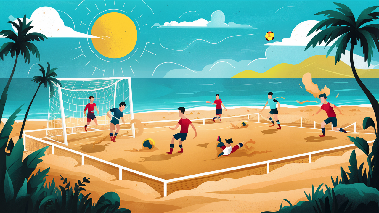 O que é Futebol de Areia e como ele adapta o jogo ao ambiente praiano?