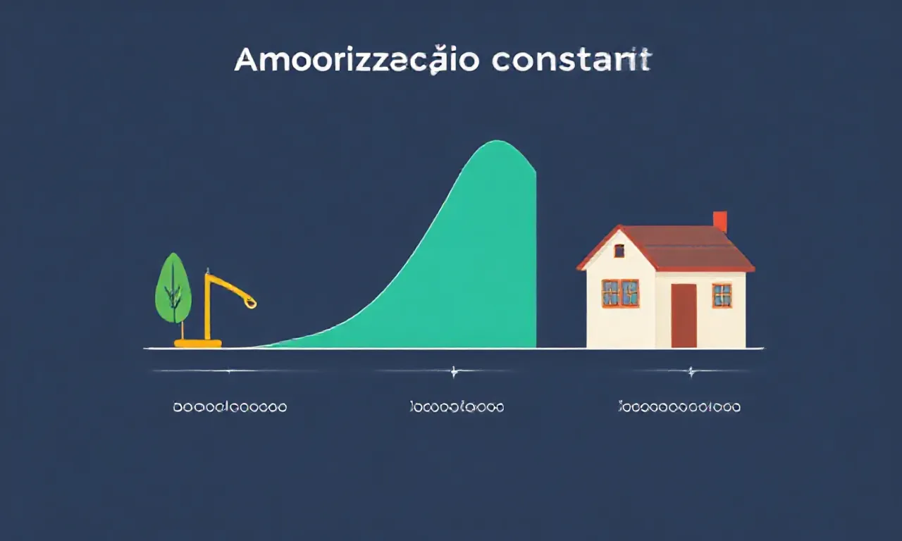 O que é sistema de amortização constante e como ele reduz os juros ao longo do tempo?