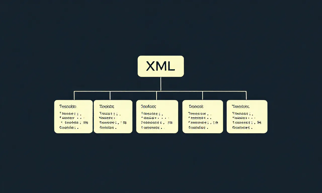 O que é XML e como ele estrutura dados para armazenamento e transporte?