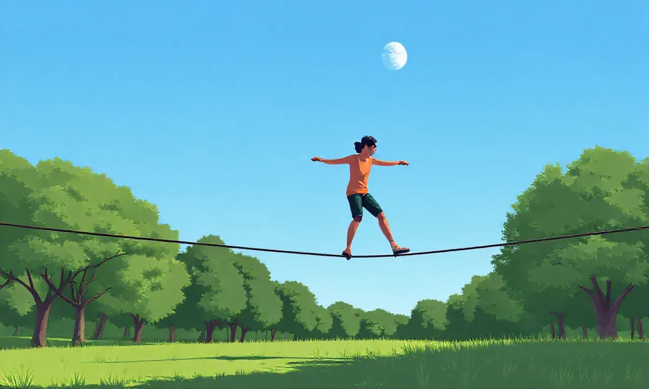 O que significa Slackline e como ele desafia equilíbrio e concentração?