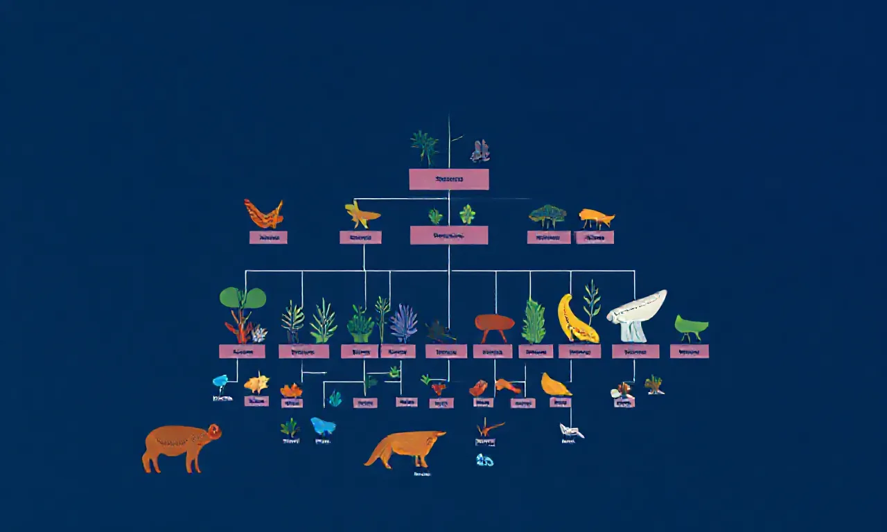 O que significa "taxonomy" e como ela classifica os seres vivos.