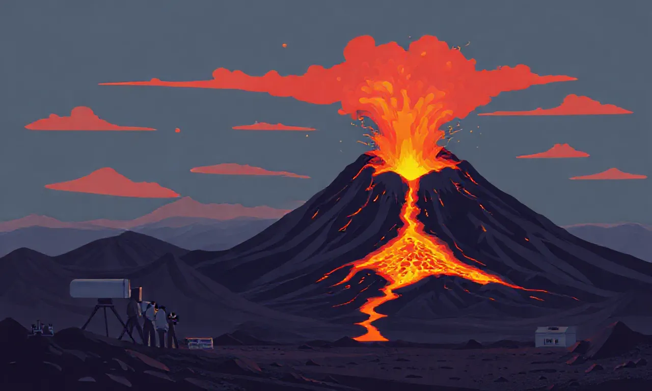 O que significa "volcanology" e sua importância no monitoramento de vulcões.